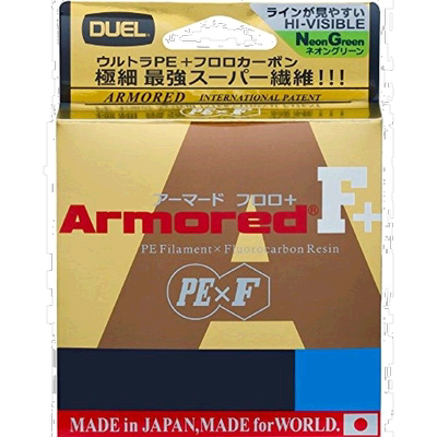DUEL杜尔钓鱼线PE线0．6号Armored F+200m0．6号金黄色