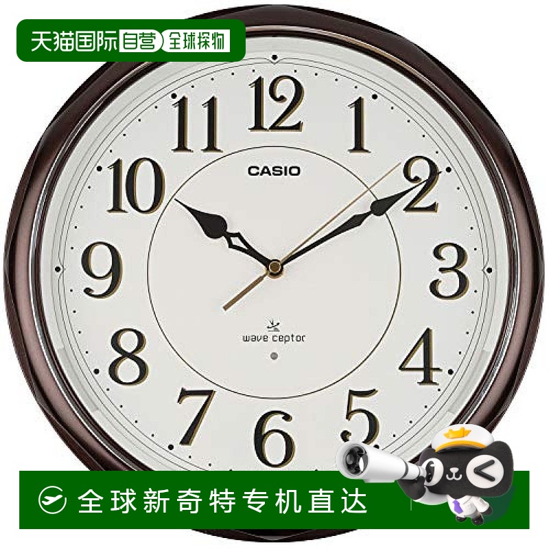【日本直邮】Casio卡西欧女士潮流时钟棕色机械常亮IQ-1051NJ-5JF