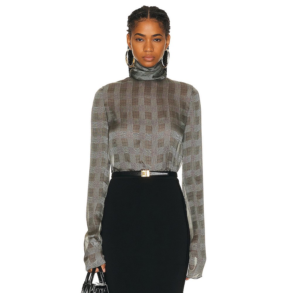 潮奢 Saint Laurent 圣罗兰 女士 长袖罩衫 769725Y3H99