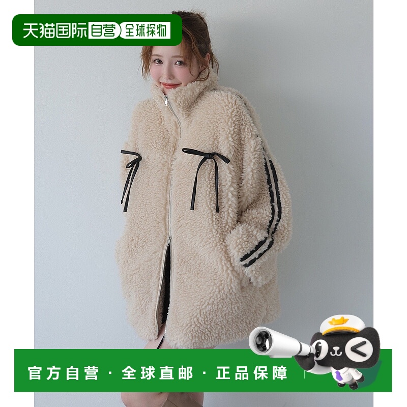 日本直邮NICE CLAUP Ribbon Boreable 可拆丝带衬衫