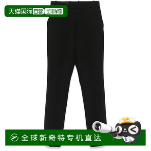 古馳 女士 香港直郵潮奢 輕質(zhì)羊毛縐綢長褲 805983Z Gucci 1h可退