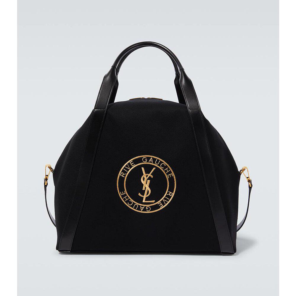 潮奢 saint laurent 圣罗兰 男士 rive gauche canvas tote bag