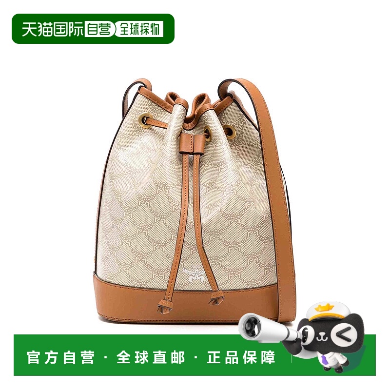 1h可退 香港直邮MCM 女士斜挎包 MWDESAC01I9001I9 AW2025 浅棕色