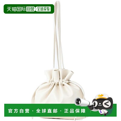 【日本直邮】Legato Largo阿耐洛 女士迷你束口包 可清洗 象牙白