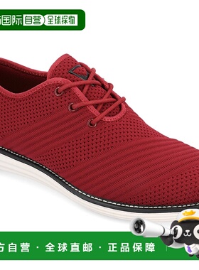 自营Vance Co. Novak 宽幅针织正装鞋 - 红色 美国奥莱直发德比鞋