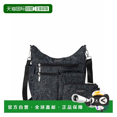 自营baggallini Women's Modern Everywhere Hobo Crossbody Bag