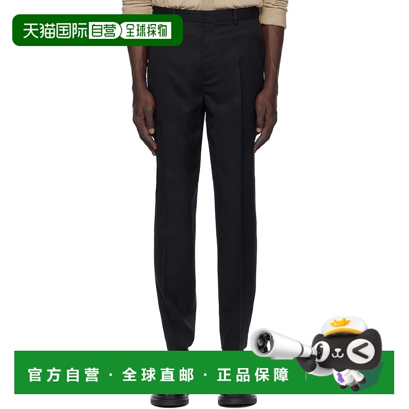 1h可退 香港直邮潮奢 A.P.C. 男士 黑色 Massimo 长裤 WOAPOH0836