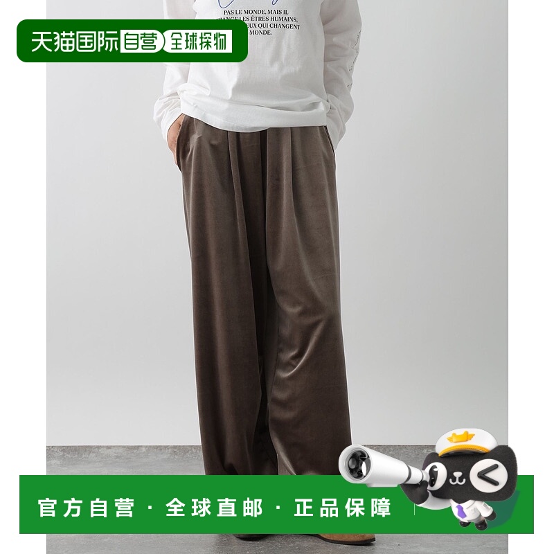 1h可退 日本直邮studio CLIP 女装 高光感舒适弹力灯芯绒裤 束脚