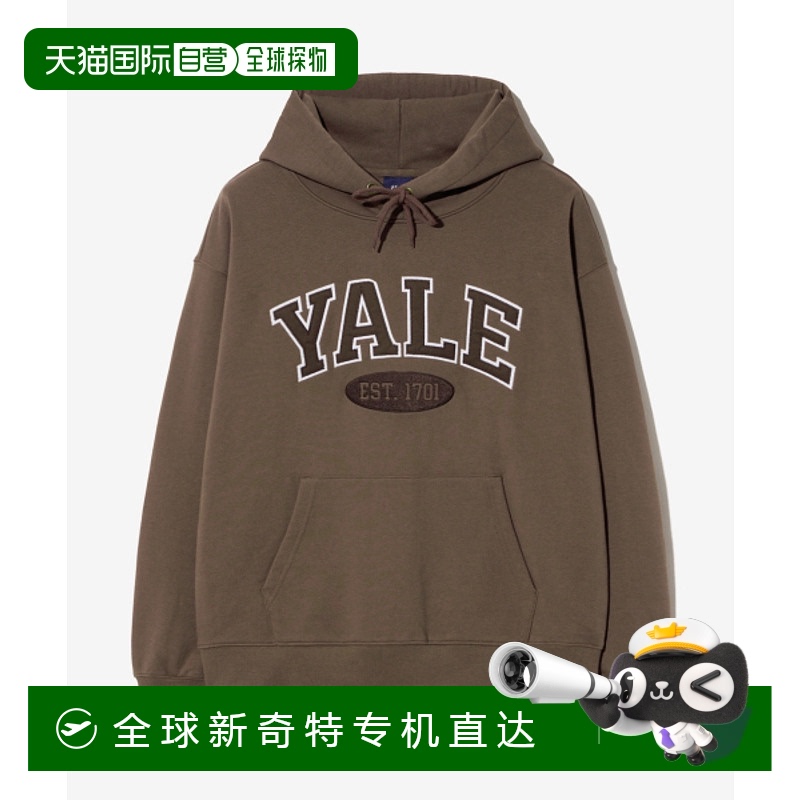 韩国直邮YALE秋冬新款韩版小熊校园日常复古卫衣男女同款YEF1HD30