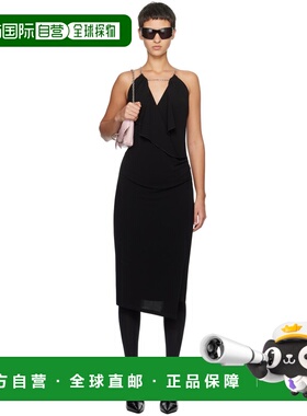 1h可退 香港直邮Givenchy 纪梵希 女士 黑色 Chain 连衣裙 BW21TT