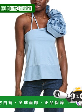 自营alpha studio阿尔法工作室Spallini顶部-蓝色 美国奥莱直发