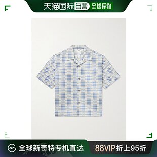 Visvim 维斯维木 男士 香港直邮潮奢 Crosby 可拆卸领棉麻混纺衬衫