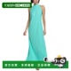 Ruiz blue Halter Neck 自营Carla Dress Mock Maxi 美国奥莱直