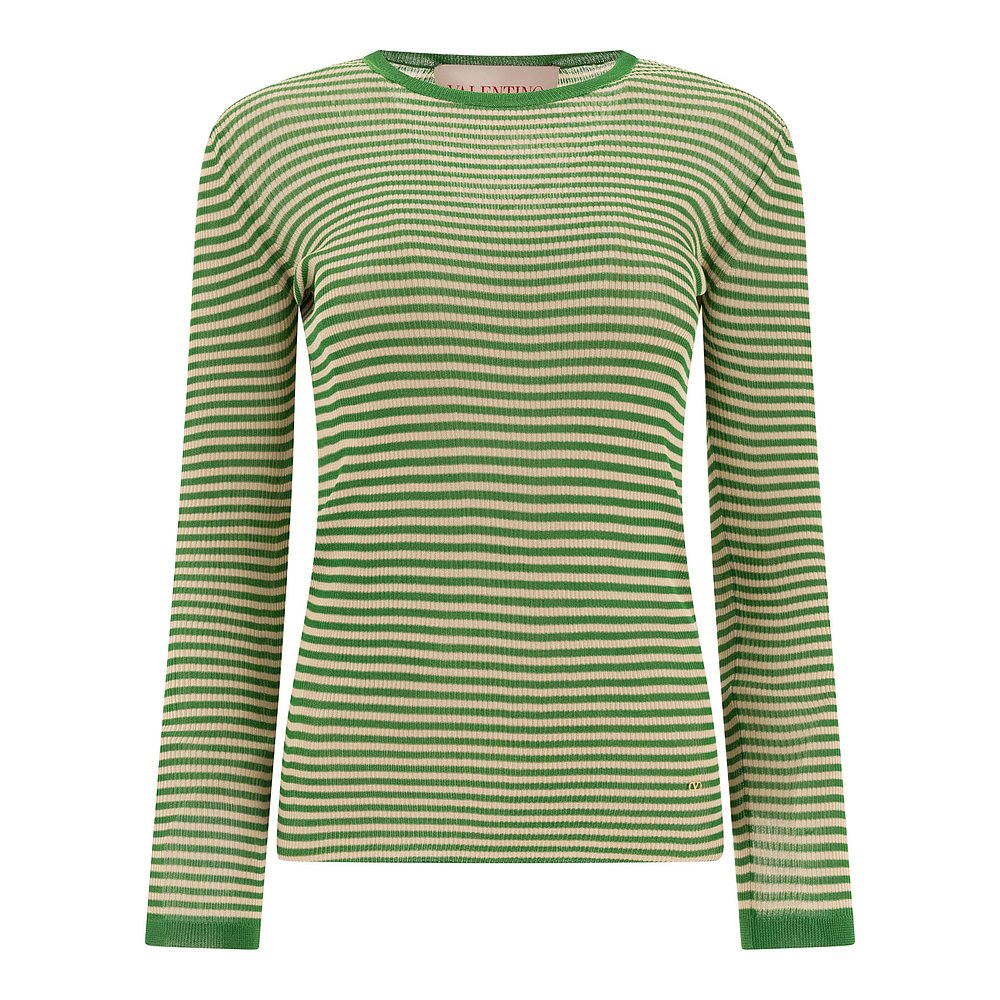 VALENTINO 女士T恤 6B3KC62S946QPR SS2025 绿色 T-shirts