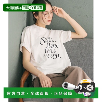 日本直邮BEAUTY&YOUTH UNITED ARROWS 女装 纯棉简约logo印花T恤