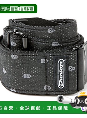 【日本直邮】Jim Dunlop邓禄普 吉他背带Jacquard 骷髅灰色 D67-0