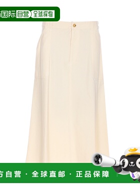 香港直邮A.P.C. 女士半身裙 COGBJF06410AAC SS2025 白色 纽扣半