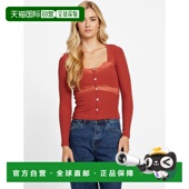 red 自营guessLima 美国奥莱直发上衣 Top sonoran Lace Trim