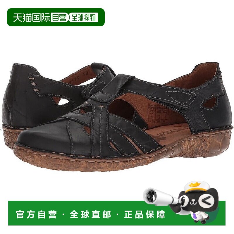 自营Josef Seibel Rosalie 29 Sandals Women's US 8.5 Black Lea