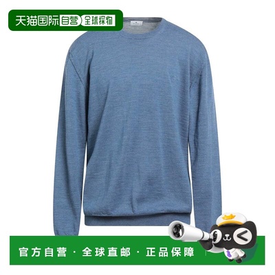 1h可退 香港直邮潮奢 Etro 艾特罗 男士 毛衣 blue蓝色 舒适时尚