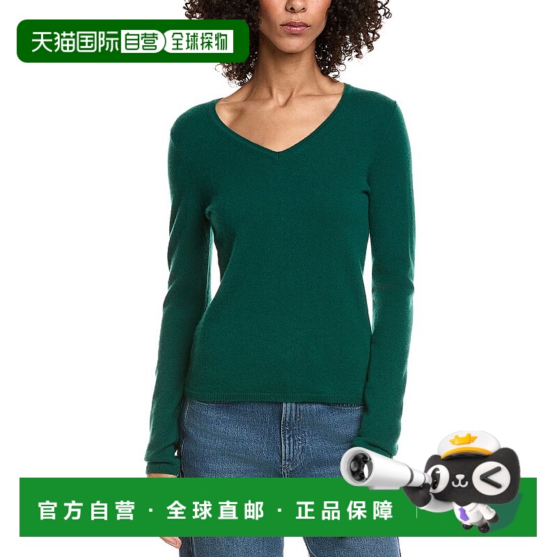 自营InCashmere Cashmere Sweater - green 美国奥莱直发毛衣
