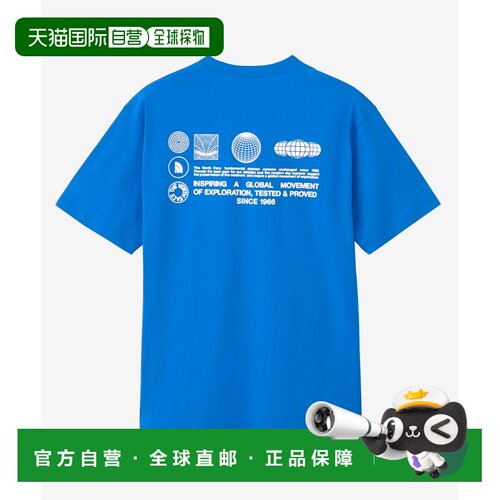 日本直邮THE_NORTH_FACE舒适简约短袖T恤男女同款 NT32550-HB北面