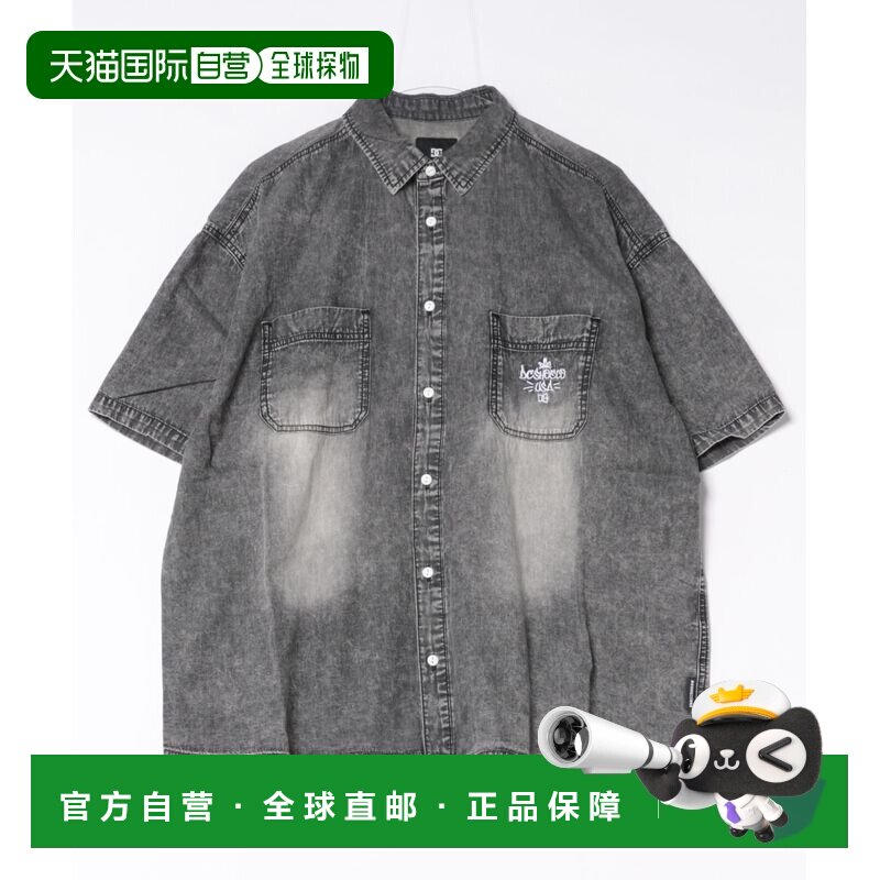 1h可退 日本直邮DC 男女同款 宽版工装衬衫 半袖水陆两用速干款 D