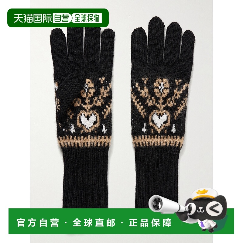 1h可退 香港直邮潮奢 KHAITE 女士 Domini 'Fair Isle' 羊绒手套