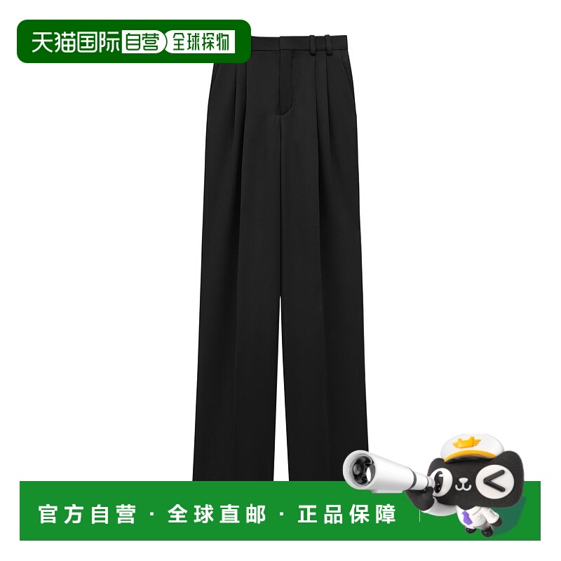 香港直邮Saint Laurent 高腰休闲裤 803599Y013G新款直筒裤