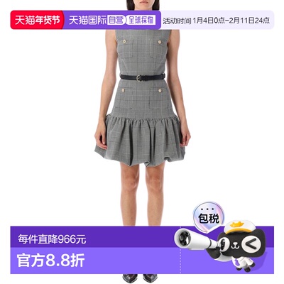 1h可退 香港直邮Self-Portrait 女士 迷你威尔士王子连衣裙 PF250