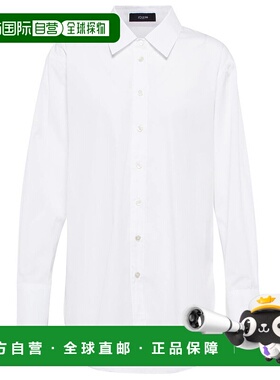 1h可退 香港直邮JOSEPH 约瑟夫 女士 Joe 棉府绸衬衫 white白色