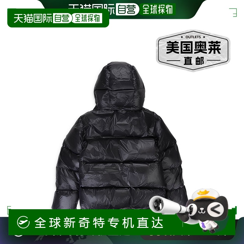 自营purple brandNYLON DOWN BLACK PUFFER JACKETS- black【美