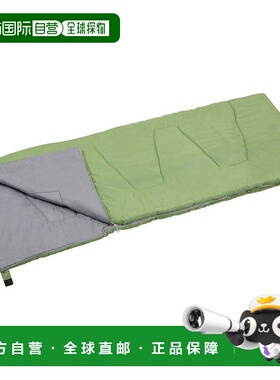 日本直邮CAPTAINSTAG 可水洗睡袋 800 绿色 UB0005
