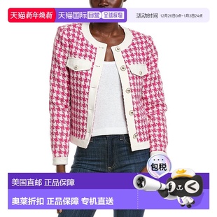 The Tahari Farley Jacket 美国奥莱直发外套 自营 pink Elie
