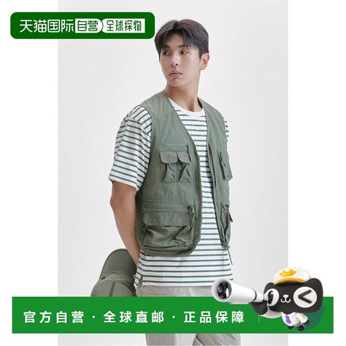 韩国直邮KOLON SPORT男士正品户外运动百搭休闲马甲JWVAX23201KHA