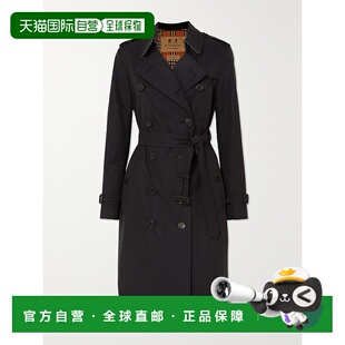 1h可退 香港直邮潮奢 Burberry 巴宝莉 女士 雙排扣腰帶風衣 8079