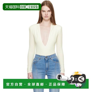 女士 灰白色 Hooded 1h可退 Neck 穆勒 连体衣 香港直邮Mugler