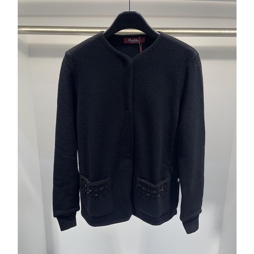 MAX MARA 女士外套 6916016906001 AW2021 黑色 长袖休闲夹克