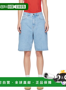 1h可退 香港直邮潮奢 CARHARTT WIP 女士 蓝色 Brandon 牛仔短裤