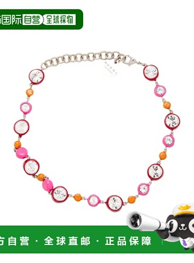 1h可退 香港直邮潮奢 Marni 玛尼 女士 项链 red红色 舒适时尚