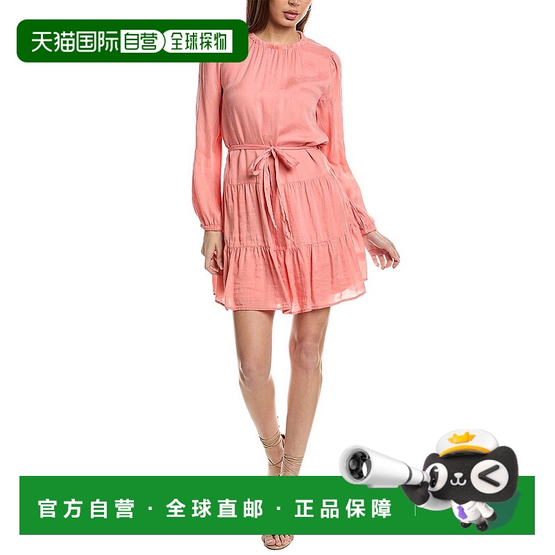 自营 Bella Dahl迷你连衣裙-粉红色 美国奥莱直发