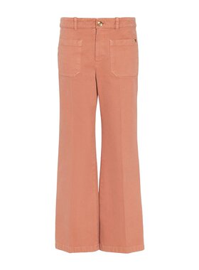 CHLOÉ 女士休闲裤 CH25SPA2136582A SS2025 粉红色 七分喇叭裤