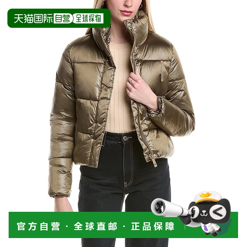 自营Noize Crop Puffer Jacket - brown 美国奥莱直发