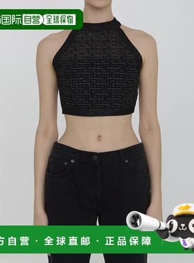 香港直邮BALMAIN 女士T恤 942654DF1AB026KG96EAC AW2024半高领