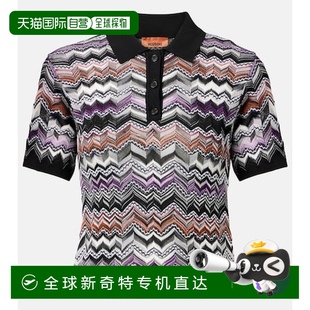 之字纹针织Polo衫 1h可退 女士 香港直邮MISSONI 米索尼
