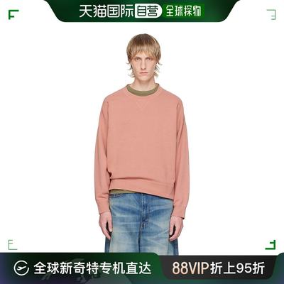 香港直邮潮奢 Visvim 维斯维木 男士 粉色 Jumbo 套头衫 01241050