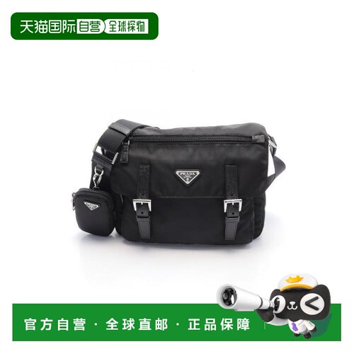 日本直邮中古Prada普拉达女包S级99新shoulder bag斜挎包尼龙斜挎