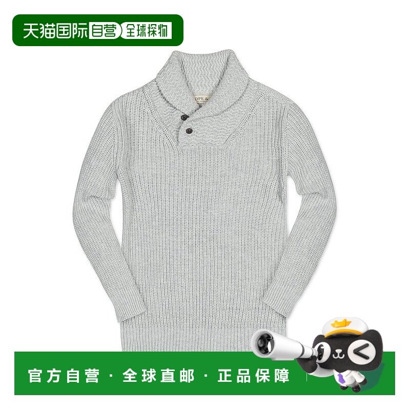 自营Hope & Henry Shawl Collar Button Sweater - multi 美国奥