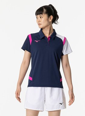 日本直邮MIZUNO 比赛衬衫球拍运动女式比赛服 62JAB22714