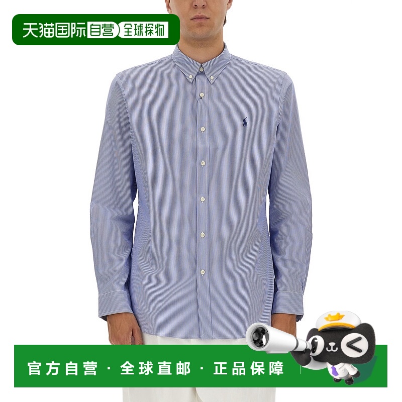 香港直邮潮奢 Polo Ralph Lauren Polo 拉夫 劳伦 男士 棉质带Log